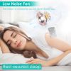 Portable Rechargeable Handheld Fan – Quiet Personal Desk & Phone Holder Fan with 3 Speeds & Removable Base