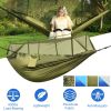 Camping Hammock with Net – Lightweight, 440 lb Capacity, Single/Double Size with Straps & Carry Bag