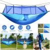 Camping Hammock with Net – Lightweight, 440 lb Capacity, Single/Double Size with Straps & Carry Bag
