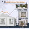 Heavy-Duty Outdoor Party Tent – Wedding Canopy with Storage Bags