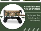 Whitsunday Collapsible Double Decker Wagon with Tailgate and All-Terrain Wheels