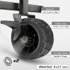 Whitsunday Folding Outdoor Wagon Cart – 8″ Fat Wheels with Brake & Tailgate