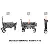 Whitsunday Folding Wagon 8" Heavy Duty Wheels with Rear Storage (Standard Size PLUS)