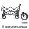 Whitsunday Folding Wagon 8" Heavy Duty Wheels with Rear Storage (Standard Size PLUS)
