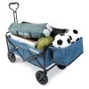 Whitsunday Folding Wagon 8" Heavy Duty Wheels with Rear Storage (Standard Size PLUS)