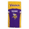 OFFICIAL NFL Jersey Personalized Beach Towel