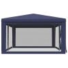 Party Tent with 6 Mesh Sidewalls