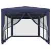 Party Tent with 6 Mesh Sidewalls