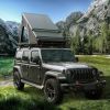 Trustmade Triangle Aluminum Black Hard Shell Grey Rooftop Tent