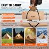 VEVOR Canvas Bell Tent, Waterproof with Stove Jack & Detachable Wall