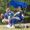Foldable Beach Canopy Chair with Sun Protection