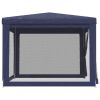 Party Tent with 4 Mesh Sidewalls