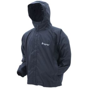 Men's Frogg Toggs StormWatch Rain Jacket (Color: Black, Size: Small)