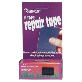 RIPSTOP & TAFFETA REPAIR TAPE (Color: Black)
