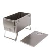 ULTRALIGHT FOLDING TITANIUM HOT TENT WOODBURNING STOVE