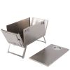 ULTRALIGHT FOLDING TITANIUM HOT TENT WOODBURNING STOVE