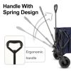 Whitsunday Moko Compact Plus Outdoor Camping & Garden Folding Wagon Cart with Table Plate