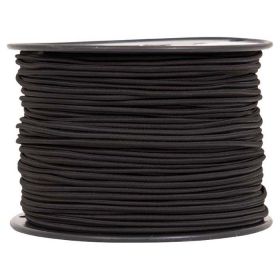 SHOCK CORD (Color: Black, Size: 1/8"x 500')