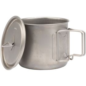 SPACE SAVER MUG WITH LID - TITANIUM 550 ML (Color: As Per Picture)