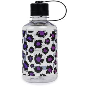Nalgene 16 & 32 Fl Oz Plastic Narrow Mouth Water Bottle (Color: Rainbow Cheetah, Size: 16oz)