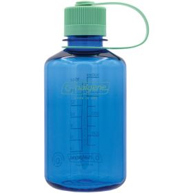 Nalgene 16 & 32 Fl Oz Plastic Narrow Mouth Water Bottle (Color: Cornflower Blue, Size: 16oz)