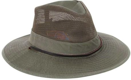 Dorfman Pacific Big Brim Safari Hat (Color: Olive, Size: X-Large)