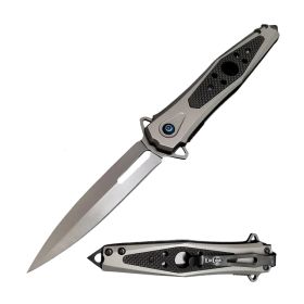 Day Zero Survival Needle Blade Spring Assisted EDC Tactical Folding Pocket Knife – Multiple Handle Styles (Design: G10 Handle)