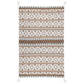 Whitsunday Weave Throw Outdoor Blanket (Color: Orange)