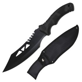 Day Zero Survival 15" Tactical Fixed Blade Hunting Bowie Machete Knife – 6 Blade Style Options (Design: 3)