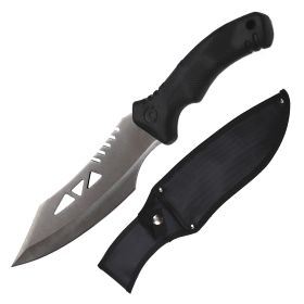 Day Zero Survival 15" Tactical Fixed Blade Hunting Bowie Machete Knife – 6 Blade Style Options (Design: 6)