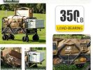 Whitsunday Collapsible Double Decker Wagon with Tailgate and All-Terrain Wheels