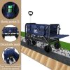 Whitsunday Collapsible Double Decker Wagon with Tailgate and All-Terrain Wheels