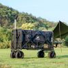 Whitsunday Collapsible Double Decker Wagon with Tailgate and All-Terrain Wheels