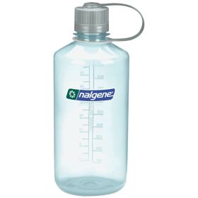 Nalgene 16 & 32 Fl Oz Plastic Narrow Mouth Water Bottle (Color: Seafoam, Size: 32oz)