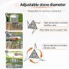 Whitsunday 8000W Camping Stove with 3 Brass Burners