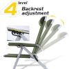 Whitsunday 4-Level Adjustable Portable Camping & Backpacking Chair