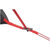 HEX TENT - CHARCOAL/RED