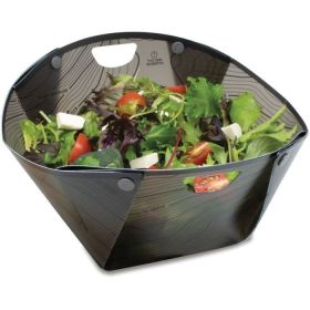 Fozzils Snapfold Bowl XL – Pack-Flat Large Folding Bowl (Color: Gray)