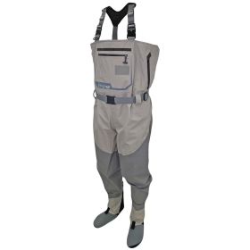 Men's Frogg Toggs Deep Current Stockingfoot Waders Adult (Color: Gray, Size: Small)
