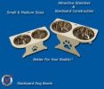 Deep Blue Marine Starboard Dog Dish w/Bowls