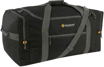 MOUNTAIN 3 POCKET DUFFLE - BLACK (Size: 15"x 30)