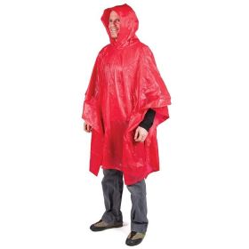 Peregrine Rain Poncho (Color: Red)