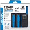 Talkabout T270 Rechargeable 2-Way Radio in Black with Blue