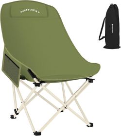 Whitsunday Compact Backpacking Outdoor Chair (Color: Green)