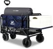 Whitsunday Collapsible Double Decker Wagon with Tailgate and All-Terrain Wheels