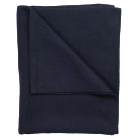 WOVEN WOOL NAVY SOLID 50% WOOL - 50% SYNTHETIC (Item: As Per Picture)