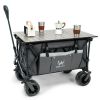 Whitsunday Moko Compact Plus Outdoor Camping & Garden Folding Wagon Cart with Table Plate