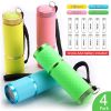 9 Mini LED Glow In Dark Flashlights