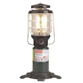 Coleman NorthStar® 1500 Lumen Propane Lantern – Matchless Outdoor Camping Lantern, Green (Color: Green)