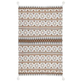Weave Throw Outdoor Blanket (Color: Orange)